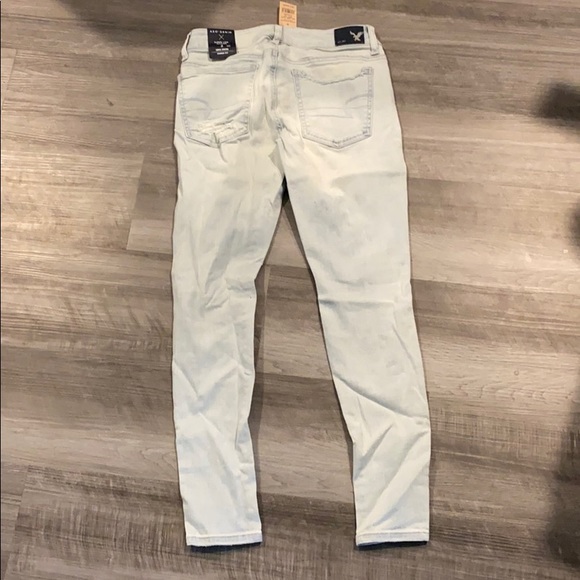 AE Super Stretch light denim holy jeans - Picture 3 of 3